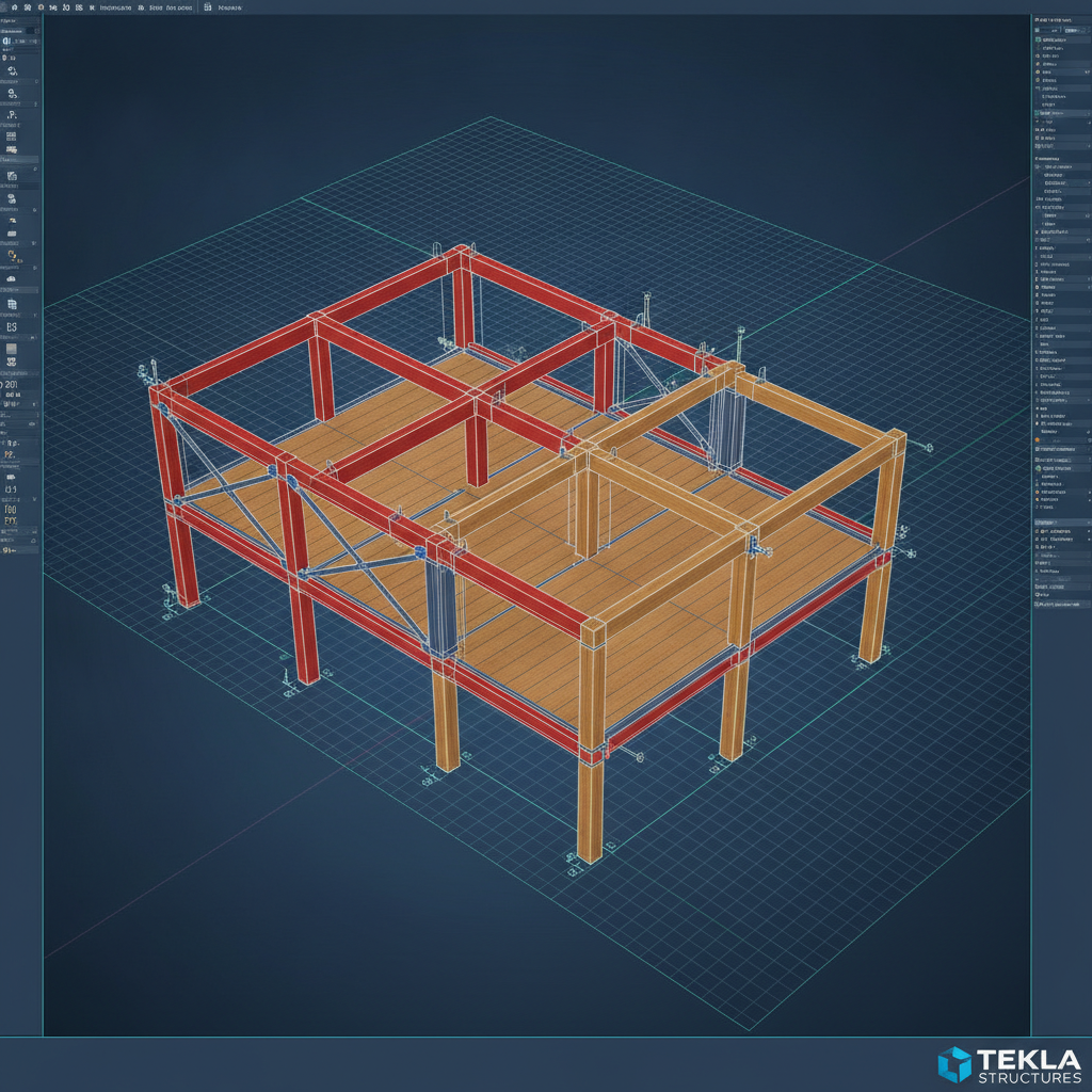 Modélisation BIM TEKLA structure métallique bois logiciel ingénierie 2026